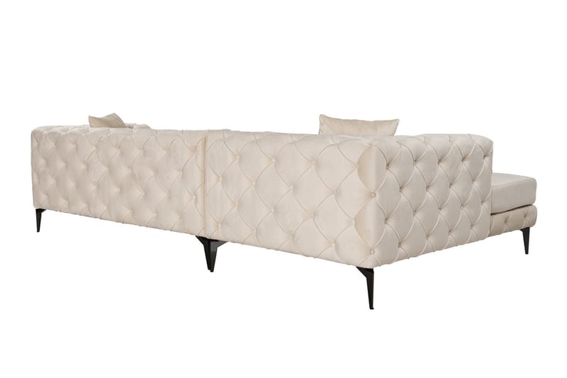 Leithfield 3-sits Soffa med Divan Vänster Beige - Möbler - Vardagsrum - Soffor - Divansoffa & schäslong