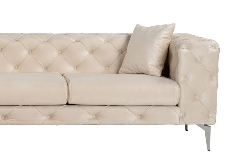 Leithfield 3-sits Soffa med Divan Vänster Beige - Möbler - Vardagsrum - Soffor - Divansoffa & schäslong