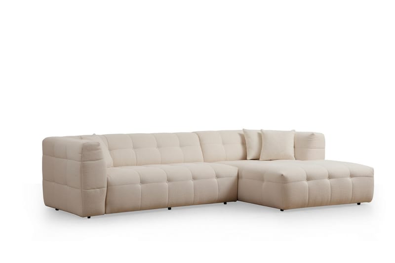 Macondo Soffa m. Divan 5-sits Beige - Möbler - Vardagsrum - Soffor - Divansoffa & schäslong