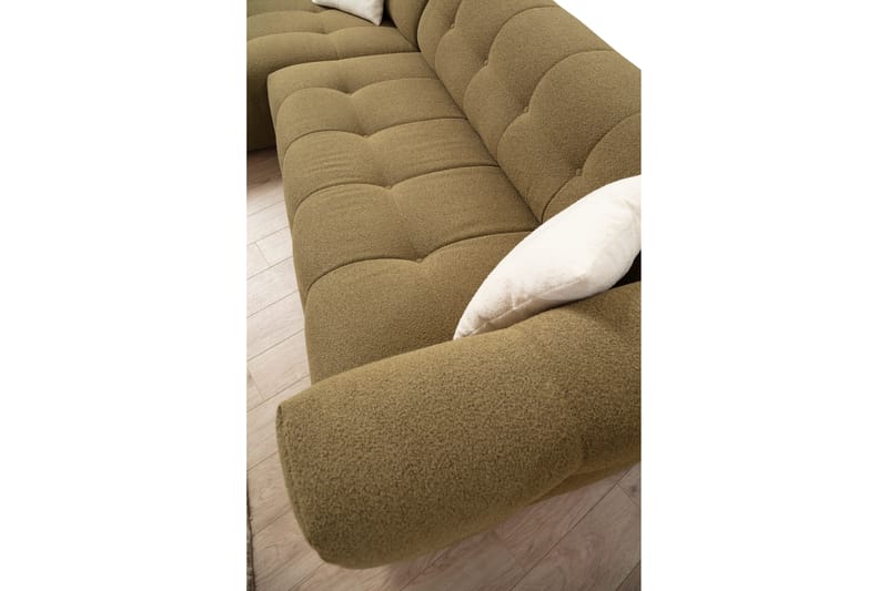 Macondo Soffa m. Divan 5-sits Mörkbeige - Möbler - Vardagsrum - Soffor - Divansoffa & schäslong