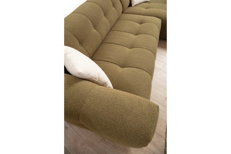 Macondo Soffa m. Divan 5-sits Mörkbeige - Möbler - Vardagsrum - Soffor - Divansoffa & schäslong