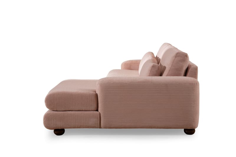 Madhan Soffa m. Divan 3-sits Rosa - Möbler - Vardagsrum - Soffor - Divansoffa & schäslong