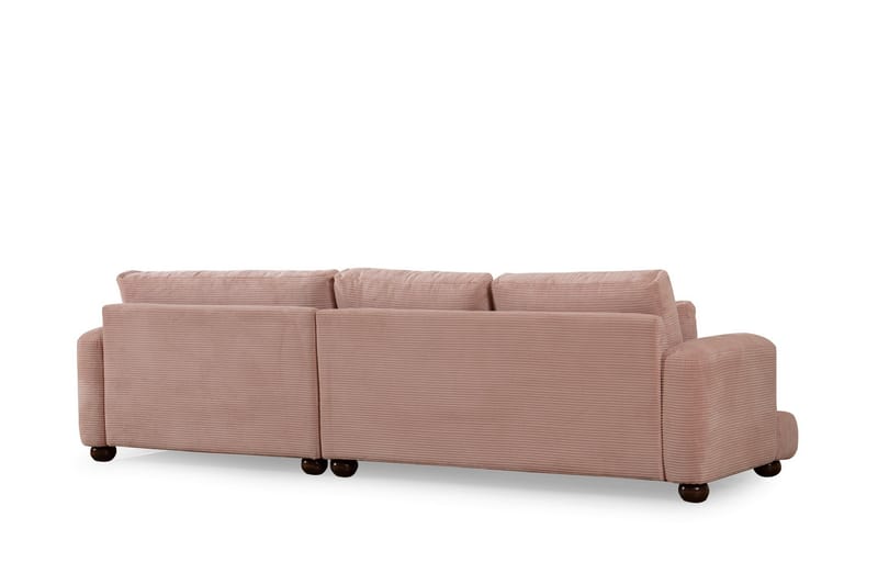 Madhan Soffa m. Divan 3-sits Rosa - Möbler - Vardagsrum - Soffor - Divansoffa & schäslong