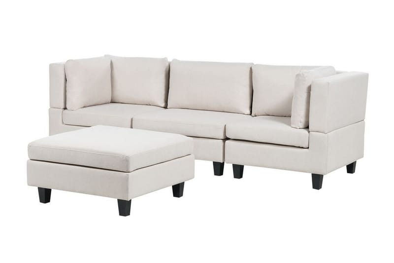 Buck Modulsoffa 3-sits - Beige/Svart - Möbler - Vardagsrum - Soffor - Modulsoffor - Komplett modulsoffa