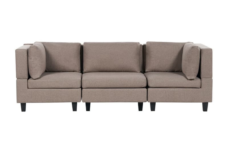 Buck Modulsoffa 3-sits - Brun/Svart - Möbler - Vardagsrum - Soffor - Modulsoffor - Komplett modulsoffa