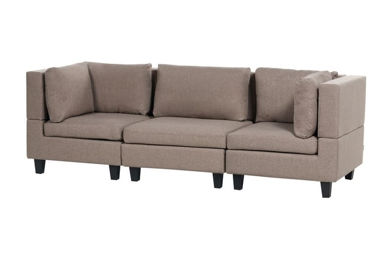 Buck Modulsoffa 3-sits - Brun/Svart - Möbler - Vardagsrum - Soffor - Modulsoffor - Komplett modulsoffa