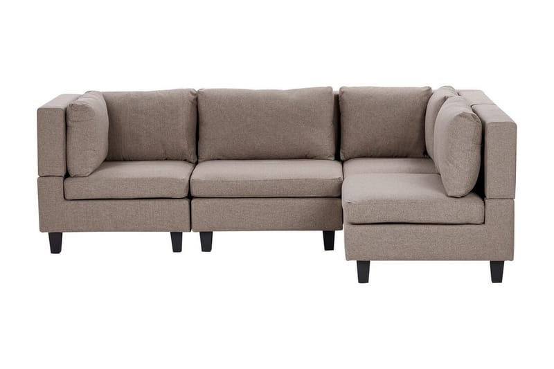 Buck Modulsoffa 4-sits - Brun/Svart - Möbler - Vardagsrum - Soffor - Modulsoffor - Komplett modulsoffa