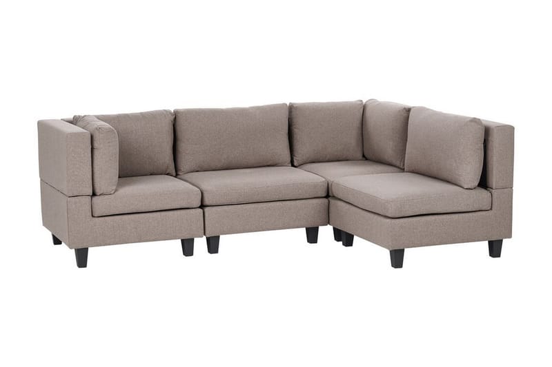 Buck Modulsoffa 4-sits - Brun/Svart - Möbler - Vardagsrum - Soffor - Modulsoffor - Komplett modulsoffa