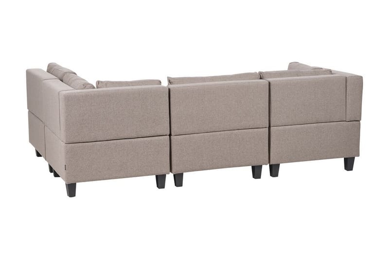 Buck Modulsoffa 4-sits - Brun/Svart - Möbler - Vardagsrum - Soffor - Modulsoffor - Komplett modulsoffa