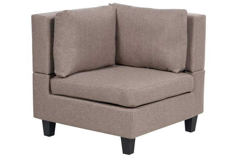 Buck Modulsoffa 4-sits - Brun/Svart - Möbler - Vardagsrum - Soffor - Modulsoffor - Komplett modulsoffa