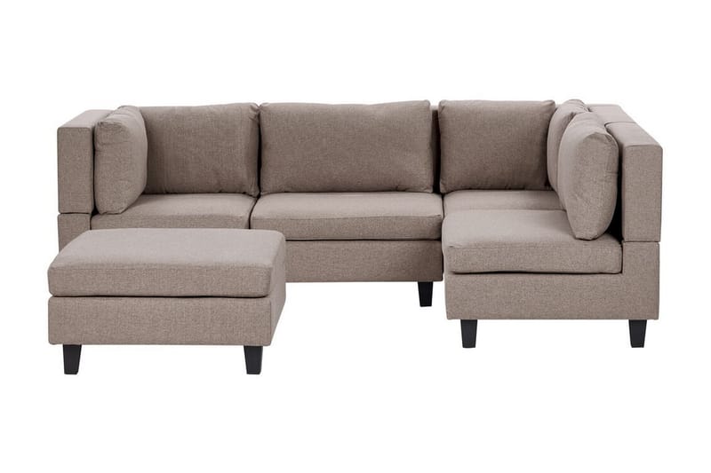 Buck Modulsoffa 4-sits - Brun/Svart - Möbler - Vardagsrum - Soffor - Modulsoffor - Komplett modulsoffa