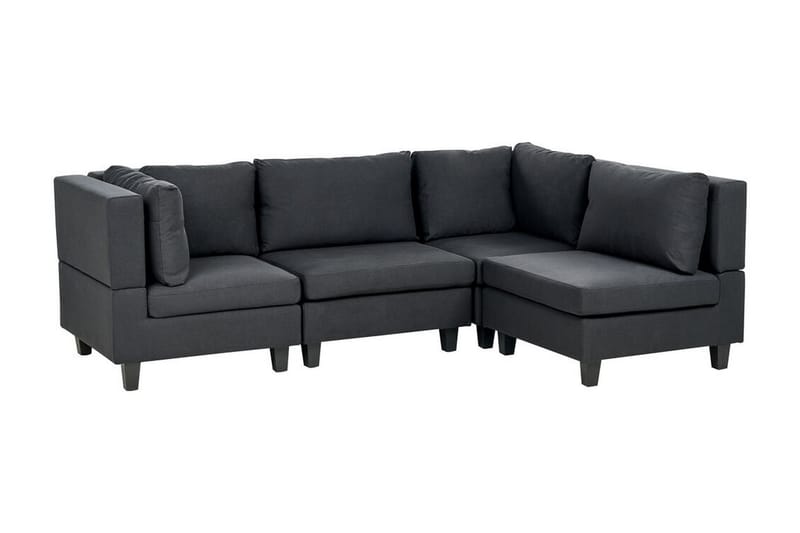 Buck Modulsoffa 4-sits - Svart - Möbler - Vardagsrum - Soffor - Modulsoffor - Komplett modulsoffa