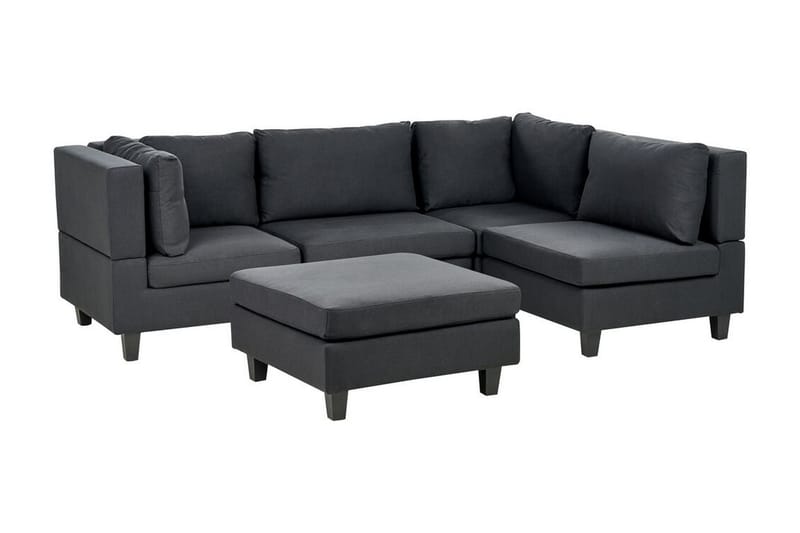 Buck Modulsoffa 4-sits - Svart - Möbler - Vardagsrum - Soffor - Modulsoffor - Komplett modulsoffa