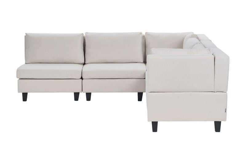 Buck Modulsoffa 5-sits - Beige/Svart - Möbler - Vardagsrum - Soffor - Modulsoffor - Komplett modulsoffa