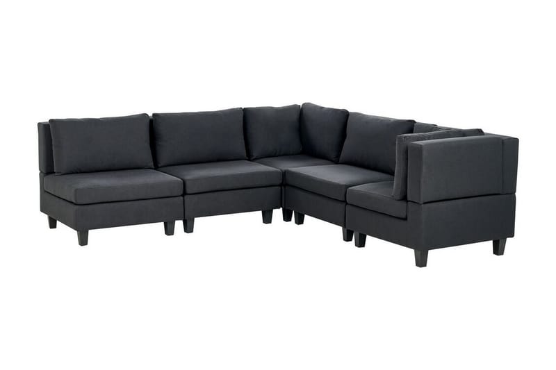 Buck Modulsoffa 5-sits - Svart - Möbler - Vardagsrum - Soffor - Modulsoffor - Komplett modulsoffa