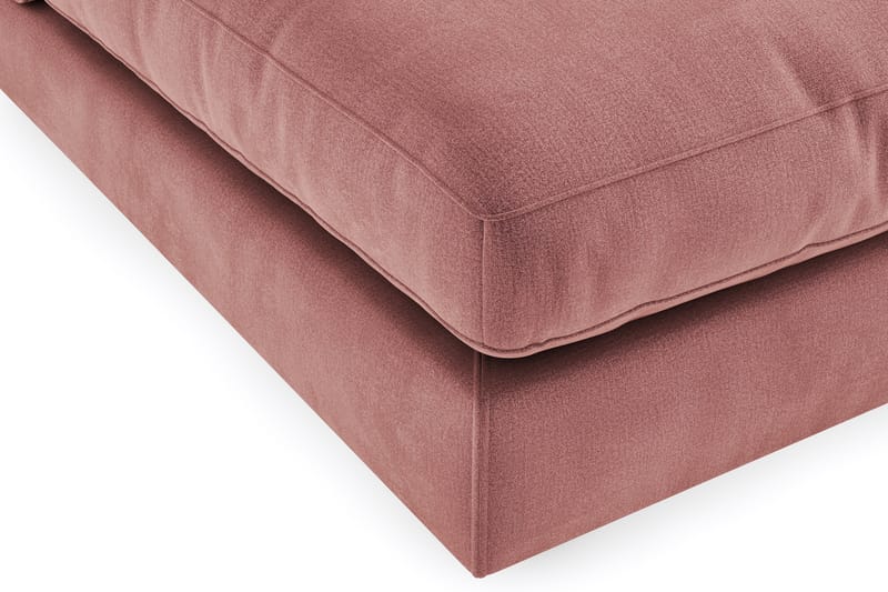 ALSTAD Modulsoffa 3-sits Sammet Rosa - Möbler - Vardagsrum - Soffor - Modulsoffor - Komplett modulsoffa