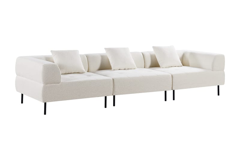 YELVERTON 3-sits Modulsoffa Vit - Möbler - Vardagsrum - Soffor - Modulsoffor - Komplett modulsoffa