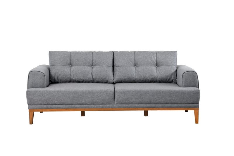 MUNDIN 3-sits Soffa Grå - Möbler - Vardagsrum - Soffor - 3-sits soffor