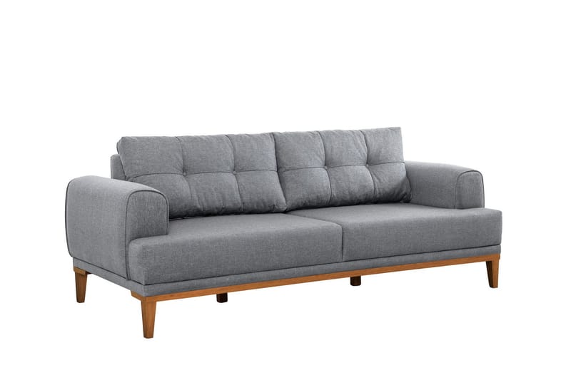 MUNDIN 3-sits Soffa Grå - Möbler - Vardagsrum - Soffor - 3-sits soffor