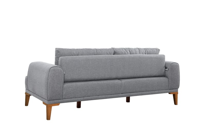 MUNDIN 3-sits Soffa Grå - Möbler - Vardagsrum - Soffor - 3-sits soffor