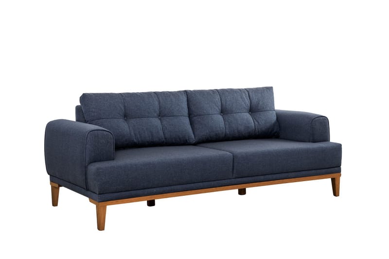 MUNDIN 3-sits Soffa Mörkblå - Möbler - Vardagsrum - Soffor - 3-sits soffor