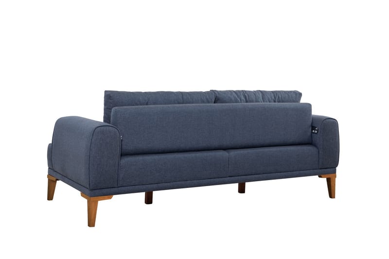 MUNDIN 3-sits Soffa Mörkblå - Möbler - Vardagsrum - Soffor - 3-sits soffor