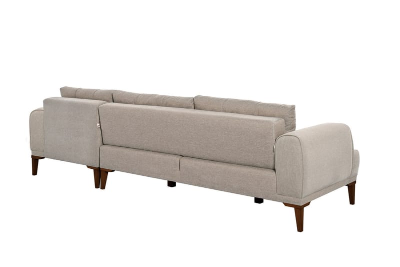 MUNDIN 4-sits Soffa med Divan Creme - Möbler - Vardagsrum - Soffor - Divansoffa & schäslong