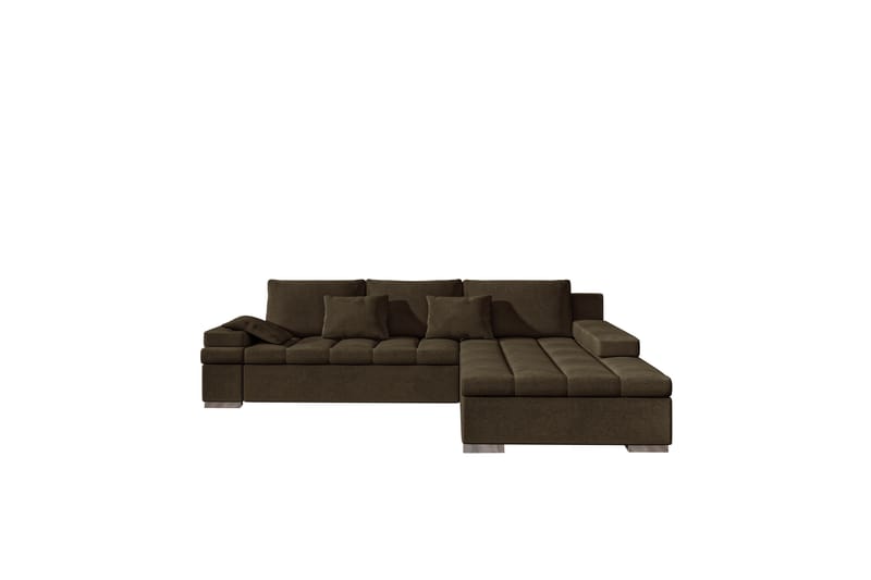 Naoma Soffa med Divan 3-sits - Brun - Möbler - Vardagsrum - Soffor - Divansoffa & schäslong