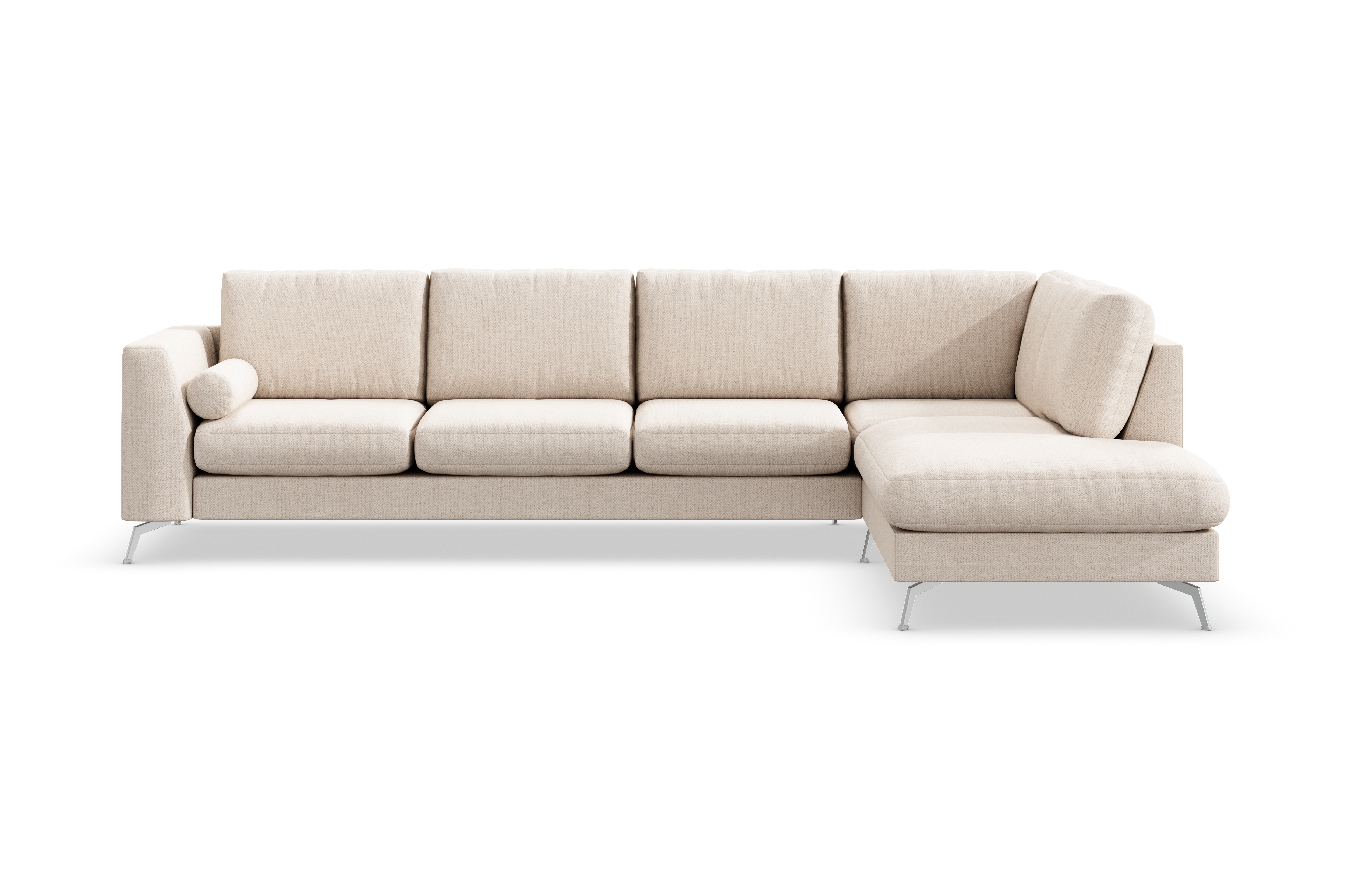 NASHVILLE LYX 4-sits Soffa med Schäslong Höger Beige –