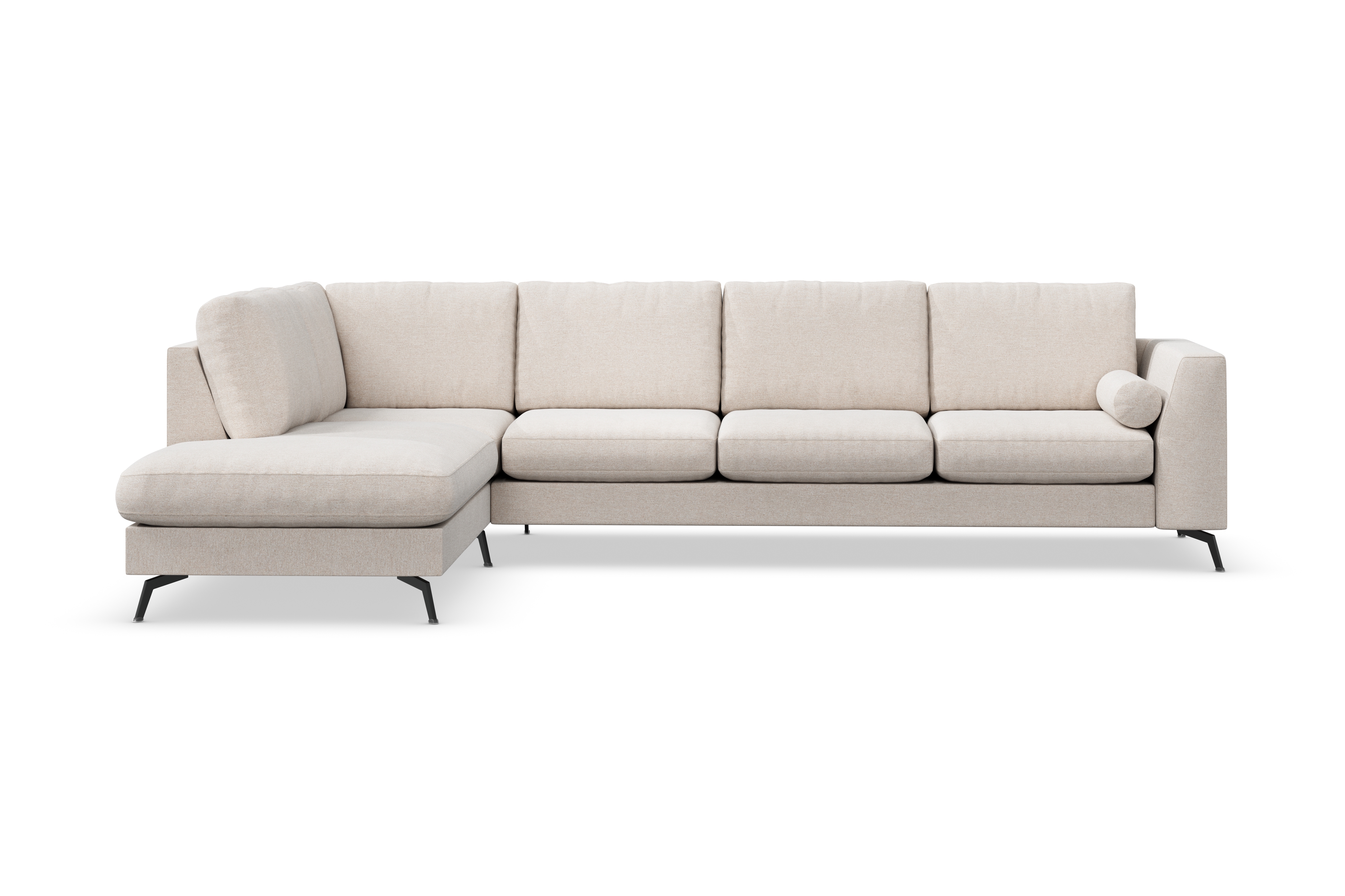 NASHVILLE LYX 4-sits Soffa med Schäslong Vänster Beige –