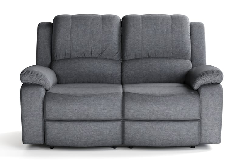 Norbo Liten reclinersoffa - Fällbar soffa 2-sits - Biosoffa i Tyg - Mörkgrå - Möbler - Vardagsrum - Soffor - 2-sits soffor