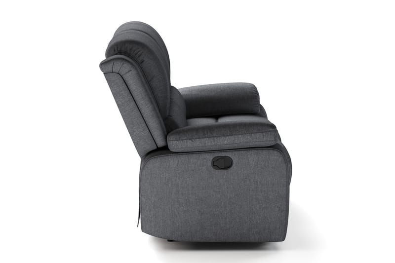 Norbo Liten reclinersoffa - Fällbar soffa 2-sits - Biosoffa i Tyg - Mörkgrå - Möbler - Vardagsrum - Soffor - 2-sits soffor