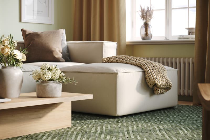 Noriaki Soffa 3-sits m. Divan Beige - Möbler - Vardagsrum - Soffor - Divansoffa & schäslong