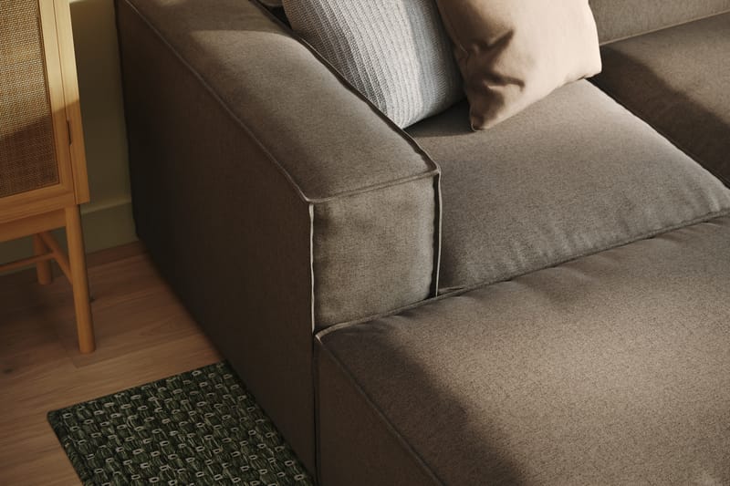 Noriaki Soffa 5-sits U-Soffa Grå - U-soffor