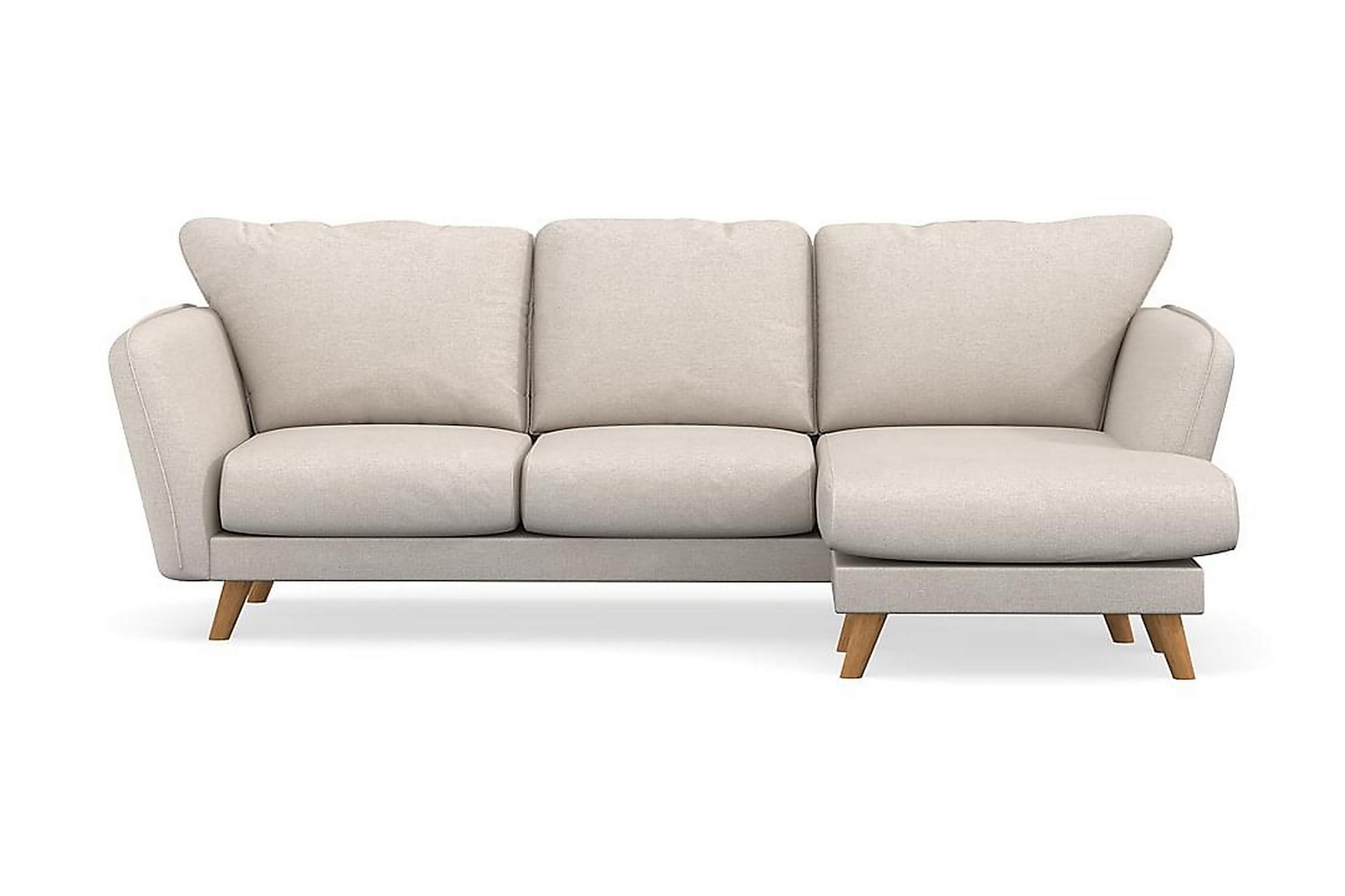 OSCAR LYX 3-sits Divansoffa Höger Beige –