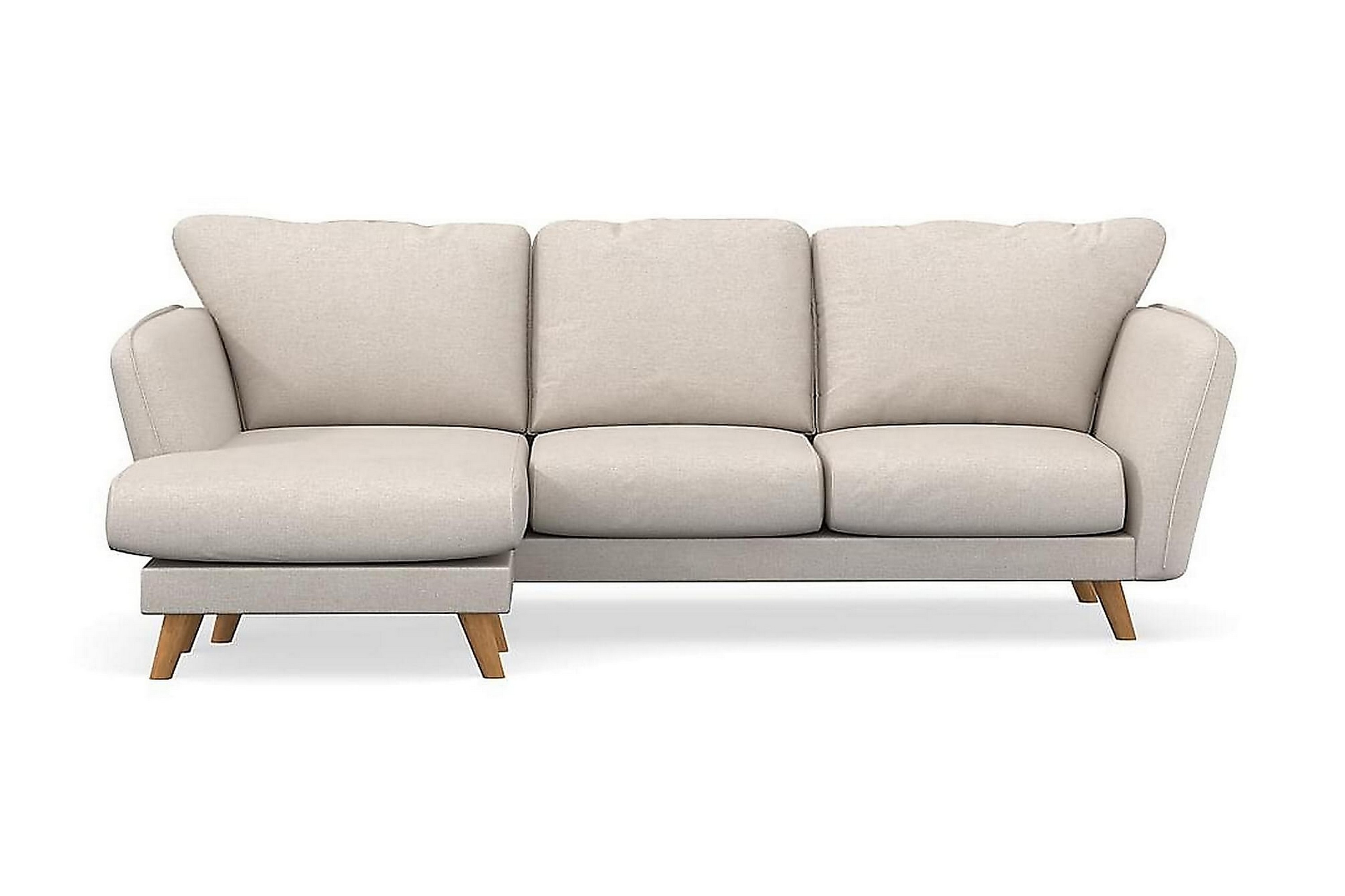 OSCAR LYX 3-sits Divansoffa Vänster Beige –