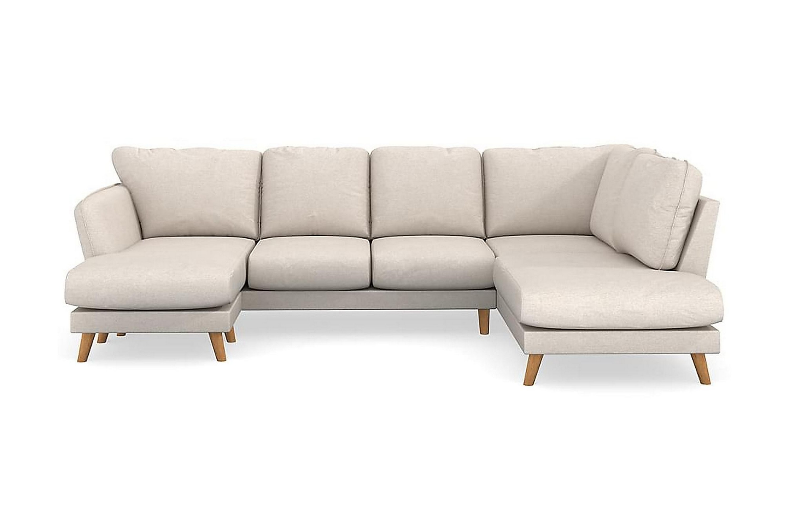 OSCAR LYX U-soffa med Divan Vänster Beige –