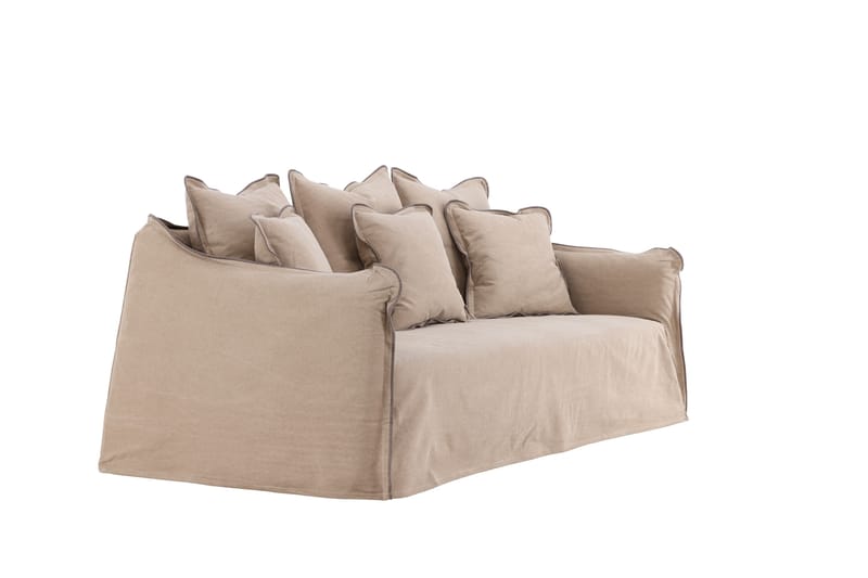 OSKARSHAMN Soffa 3 cm Brun - Möbler - Vardagsrum - Soffor - 3-sits soffor