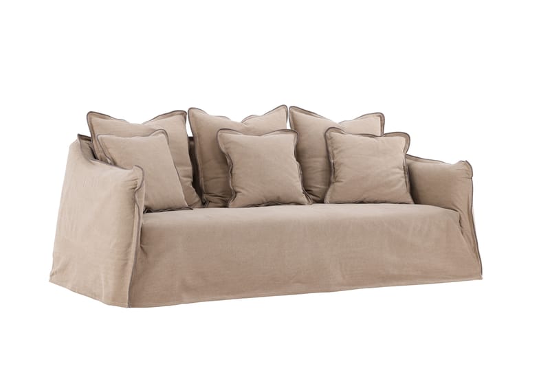 OSKARSHAMN Soffa 3 cm Brun - Möbler - Vardagsrum - Soffor - 3-sits soffor