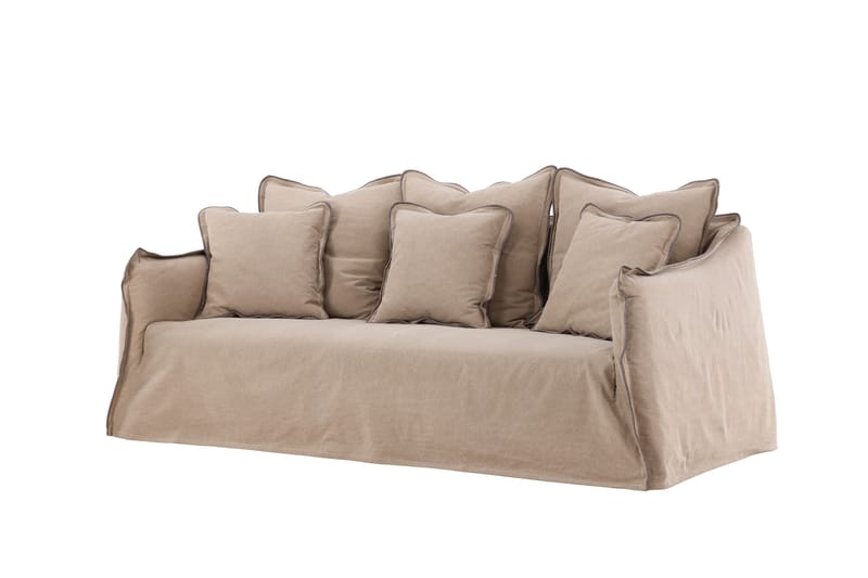 OSKARSHAMN Soffa 3 cm Brun - Möbler - Vardagsrum - Soffor - 3-sits soffor