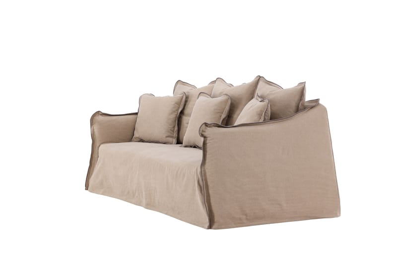 OSKARSHAMN Soffa 3 cm Brun - Möbler - Vardagsrum - Soffor - 3-sits soffor