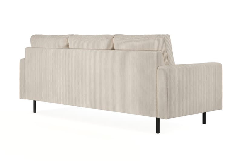 RACKO 3 sits Manchester Soffa med Divan Vändbar 200 cm Bred Beige - Möbler - Vardagsrum - Soffor - Divansoffa & schäslong