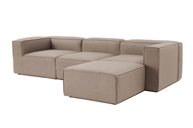 Redlands Soffa med Divan 3-sits - Brun - Möbler - Vardagsrum - Soffor - Divansoffa & schäslong