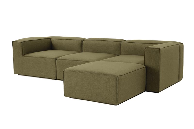 Redlands Soffa med Divan 3-sits - Grön - Möbler - Vardagsrum - Soffor - Divansoffa & schäslong