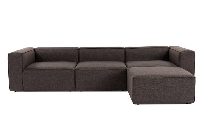 Redlands Soffa med Divan 3-sits - Mörkbrun - Möbler - Vardagsrum - Soffor - Divansoffa & schäslong