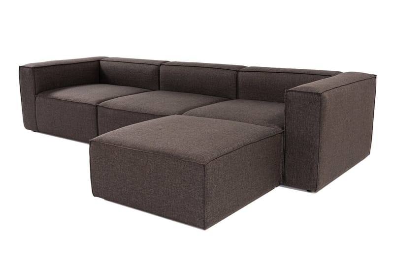 Redlands Soffa med Divan 3-sits - Mörkbrun - Möbler - Vardagsrum - Soffor - Divansoffa & schäslong