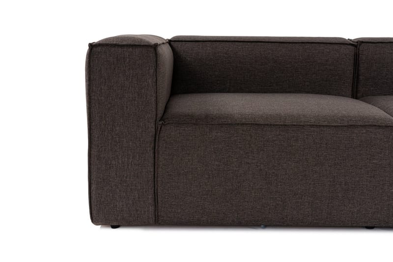 Redlands Soffa med Divan 3-sits - Mörkbrun - Möbler - Vardagsrum - Soffor - Divansoffa & schäslong