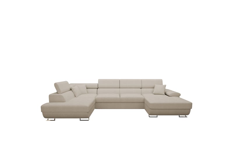 Reginia Soffa med Divan och Schäslong 4-sits - Beige - Möbler - Vardagsrum - Soffor - U-soffor