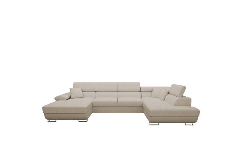 Reginia Soffa med Divan och Schäslong 4-sits - Beige - Möbler - Vardagsrum - Soffor - U-soffor