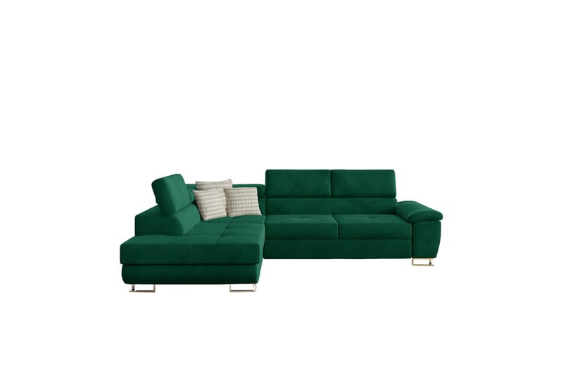 Reginia Soffa med Schäslong 3-sits - Grön - Möbler - Vardagsrum - Soffor - Divansoffa & schäslong